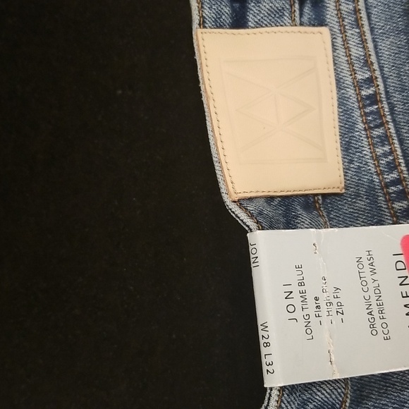 💕AMENDI💕 Joni Flare Jeans ~ Long Time Blue 28 x 32 NWT - Picture 13 of 16